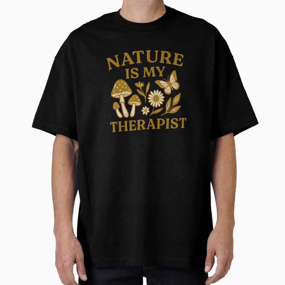 Nature Is My Therapist Cottagecore Forest Design by JRRouse