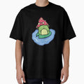 Mushroom frog on lilypad by Cat-a-tonic