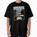 Homework Procrastination Status Gaming Funny Gamer Boy Teens by taaddison50