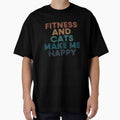 Fitness And Cats Make Me Happy- Gift for Fitness & Cats Fans by kindxinn