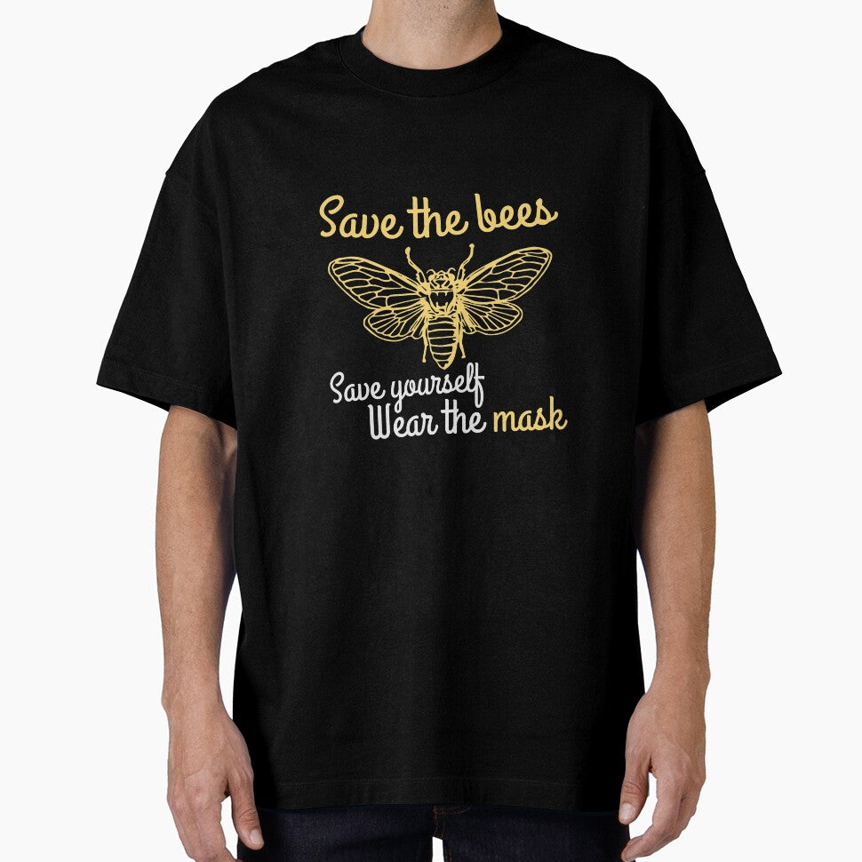 Save the bees, save yourself, wear the mask by CokeyPanda