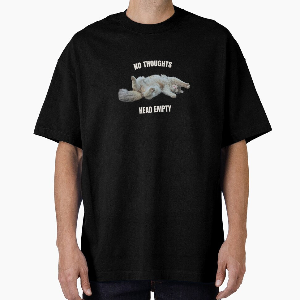 No Thoughts Head Empty Cat – Funny Meme Cat Design by MB-CatPrints