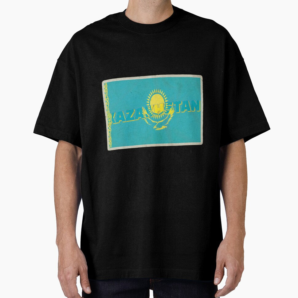 Kazakhstan Vintage style retro souvenir by DeveloperProp0