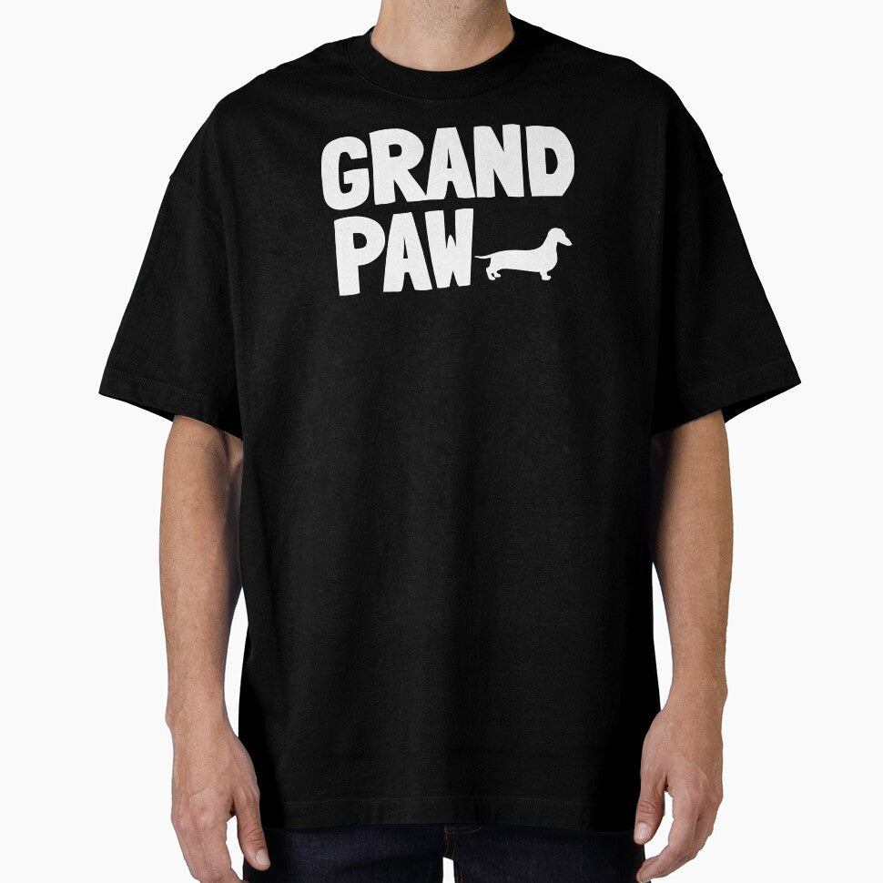 Grand Paw Funny Dachshund Grandpa Dad Dog Gift by Guarddogdrive