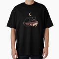 Bookish Black Cat Moon by IllumeInk