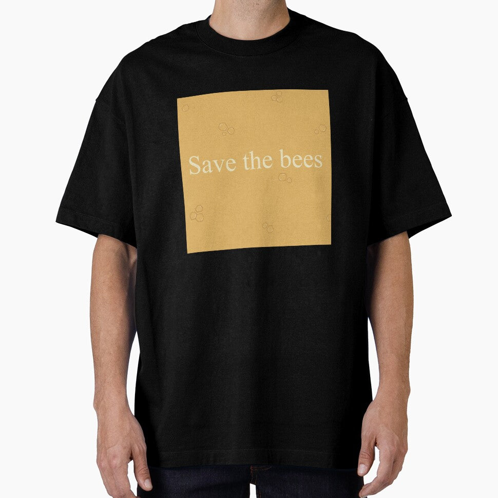 Save the Bees Honeycomb (Square) by snw-designs