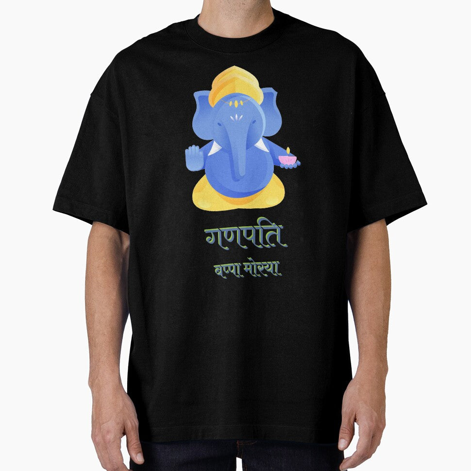 Ganpati Bappa Morya Shapemaster Tee Unisex T-shirt, Sweatshirt, Hoodie (1)