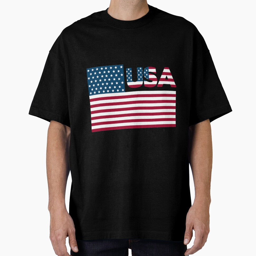 USA Flag T-Shirt for Men and Women by AllStarMerch
