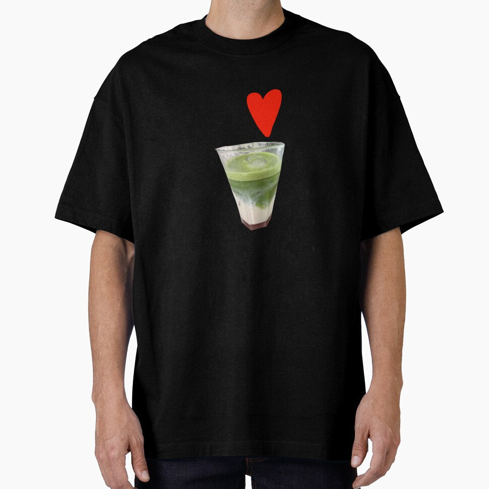 Aesthetic I Heart Matcha Design by lucyjohnsn