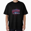 Offline Vibes – Retro Chrome Glitch Art Y2K Design by CMdigit