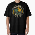 Vintage Pickleball Addict Retro Badge | Pickleball Paddle Sports Design by Bisonia