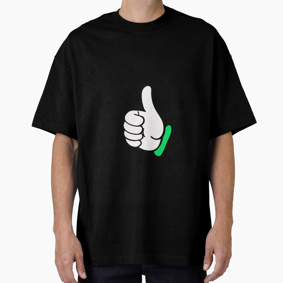 OK Thumbs Up Minimal Graphic T-Shirt Design by bulbul Islam