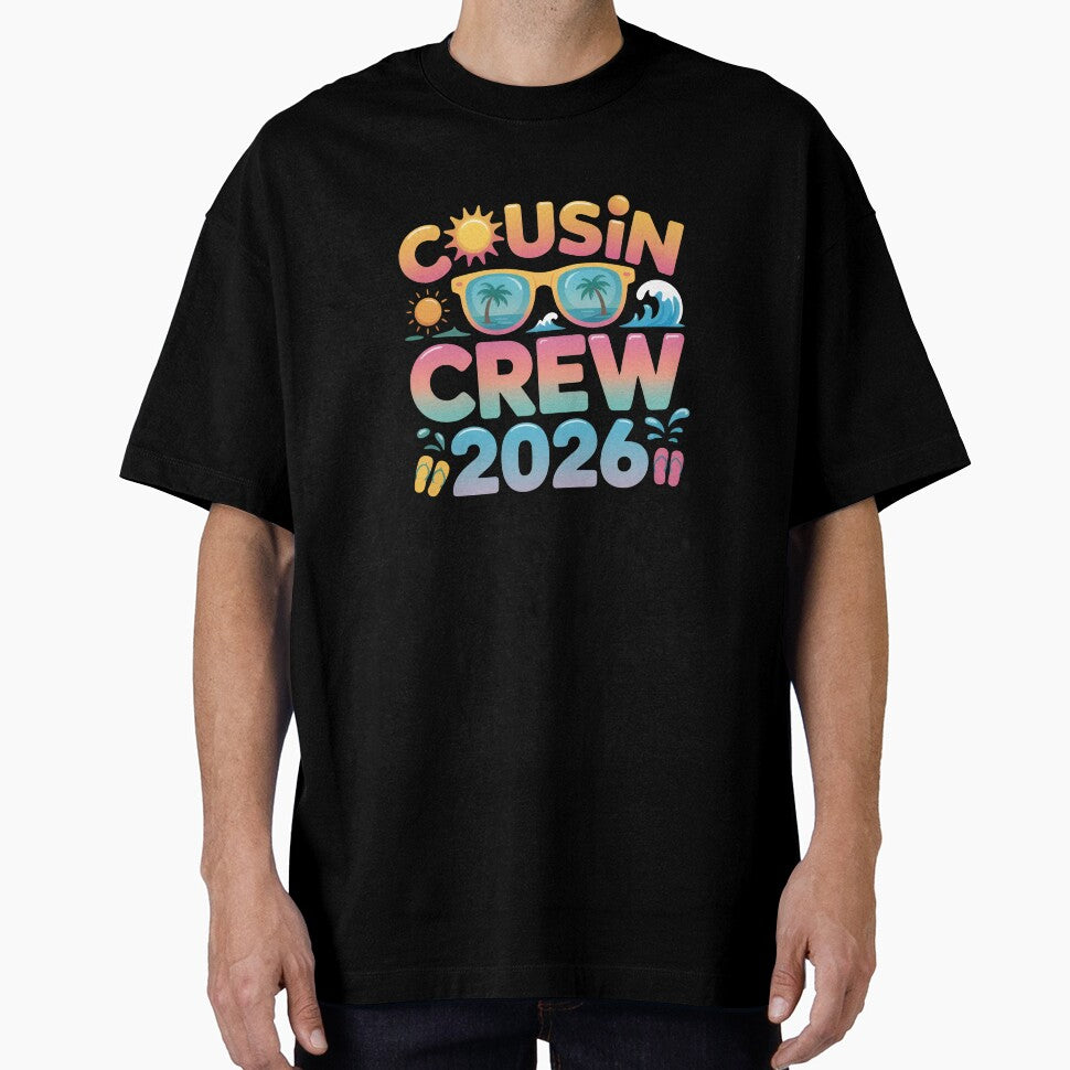 Cute Cousin Crew 2026 Summer Vacation Matching Family, Beach Holiday Graphic by Zizo-DR44
