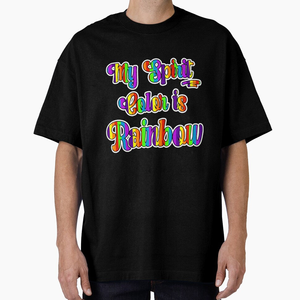 My Spirit Color is Rainbow - Cool plain color spirit colours designed by ozcushions by ozcushions