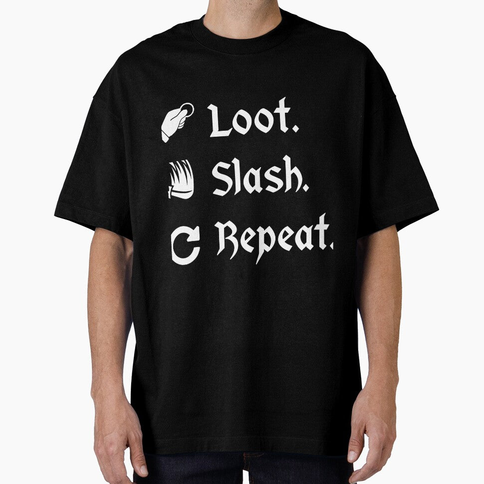 Loot Slash Repeat - Comission by Ruedige