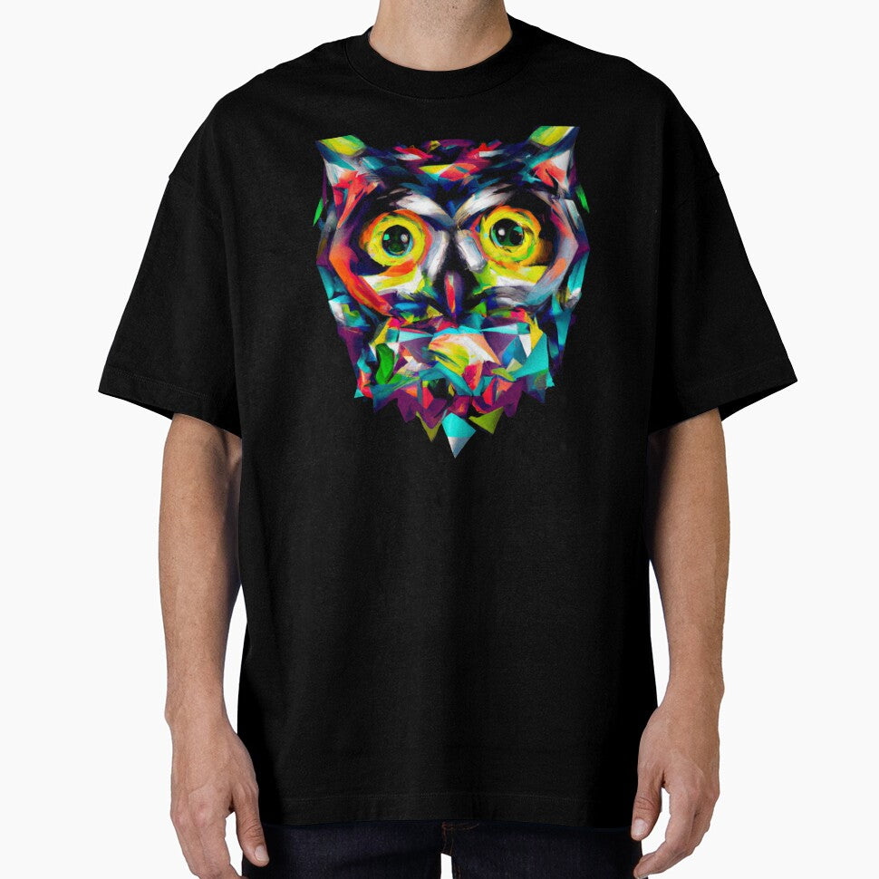 Owl Colorfull shapes by FreeMind-Design