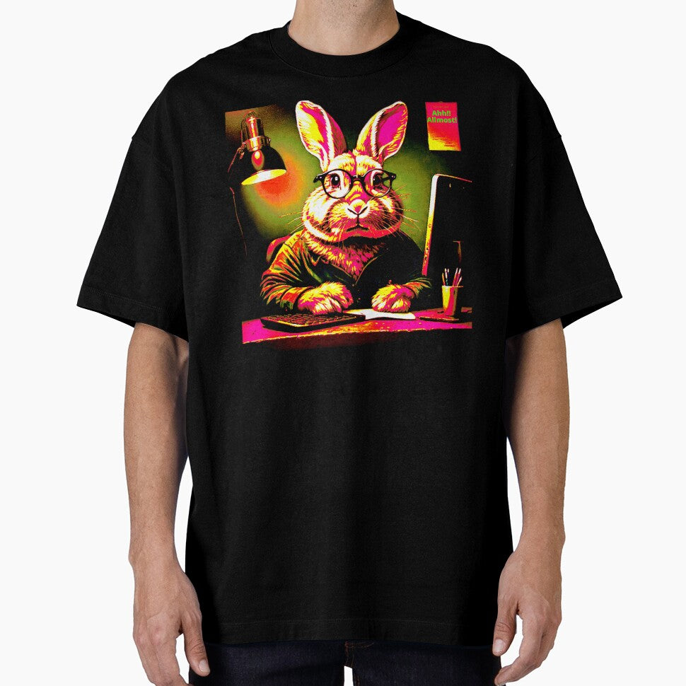 Geek Bunny, a funny computer gift, for the geek and computer lover by PiperParrot