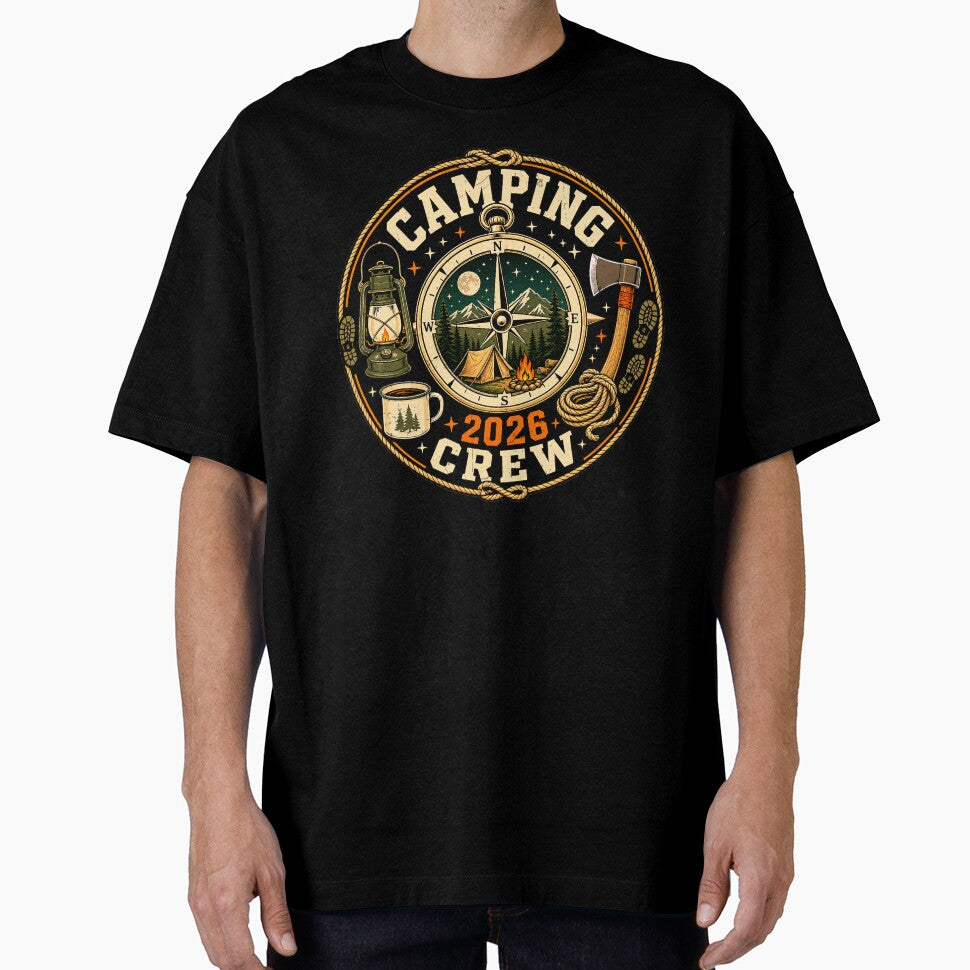 Camping 2026 Crew Vintage Outdoor Adventure by INKPOPTOURI