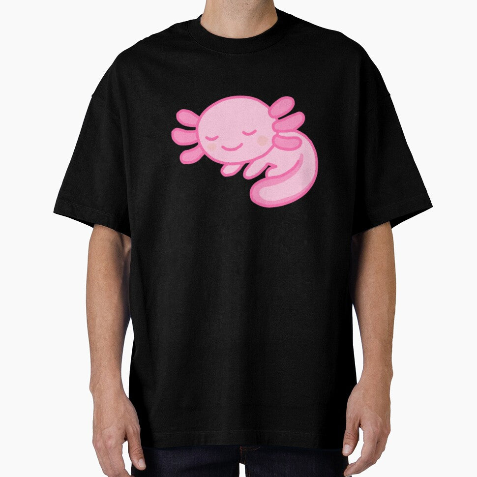 Cute pink axolotl by ruelia