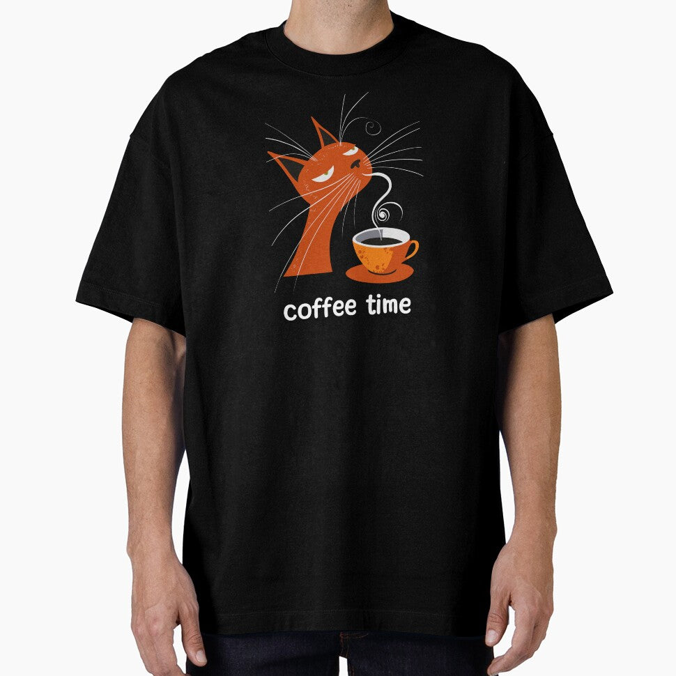 Coffee Time - Cat & Coffee  illustration by Loffartdesign
