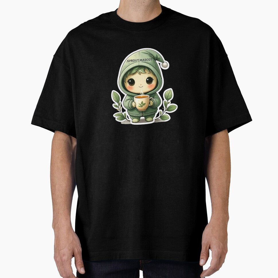 Sprout in a Hoodie • Cute Plant Mascot by CuteComfyClub