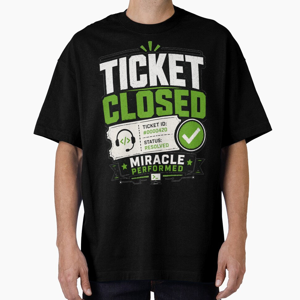 Ticket Closed Helpdesk Design by Moodwear-Studio
