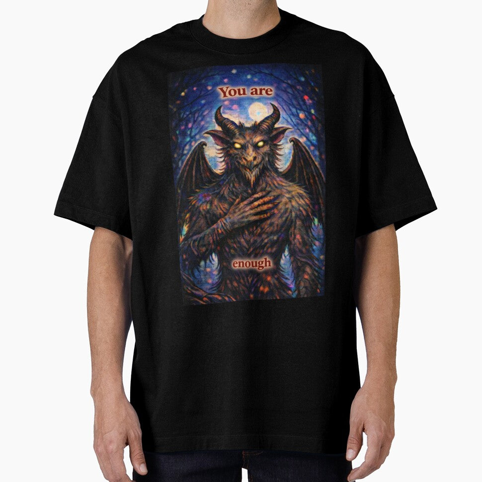 Title: Jersey Devil – "You Are Enough" – Cursed Affirmation by Absurd Cult Co.