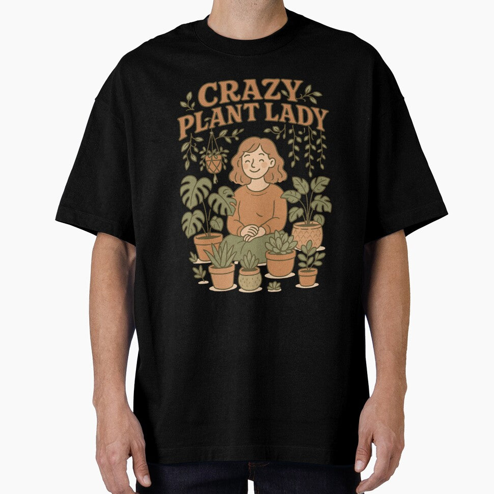 Crazy Plant Lady Funny design – Cute Gardening Lover Gift for Women & Plant Moms by LuxeGraphix