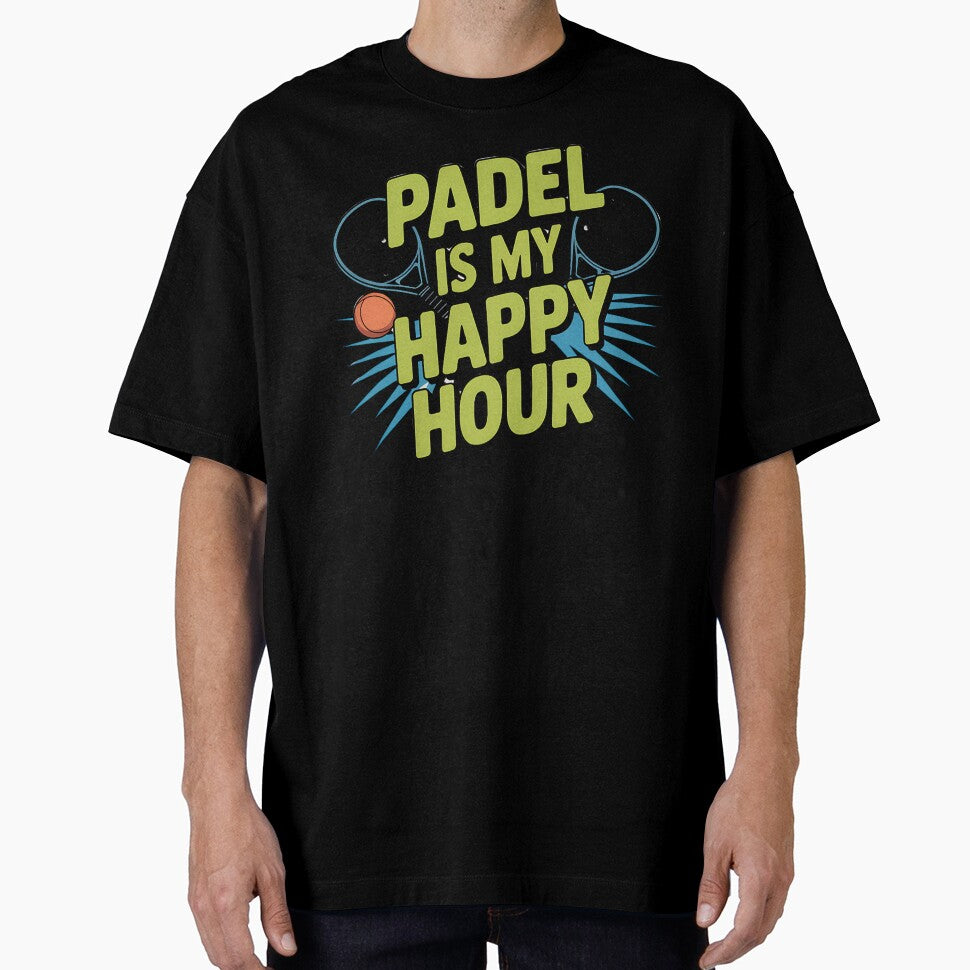 Padel is my happy hour, perfect for men, women and kids who love playing pade by MalwasBasket