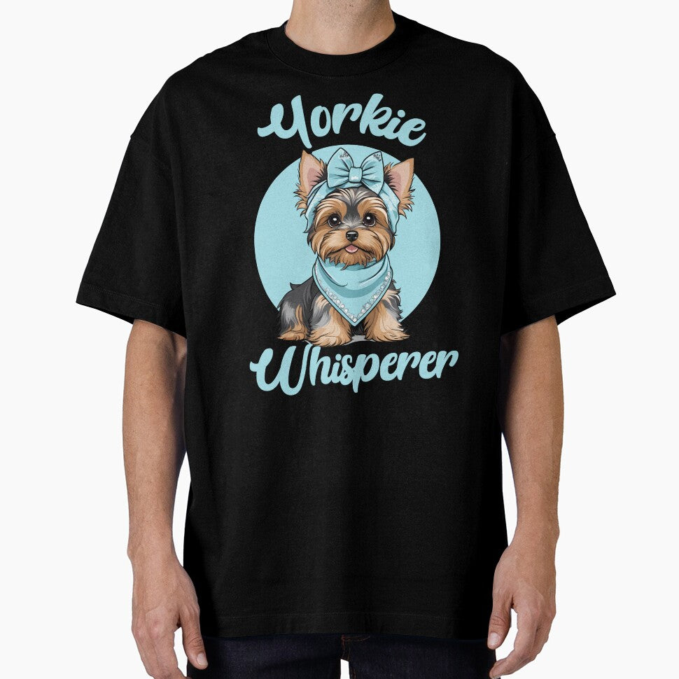 Yorkie Whisperer Cute Dog by NoonMoonApparel
