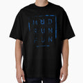 Mud Run Fun Tough Mudder BLUE Trail Running and Marathon by BOBSMITHHHHH