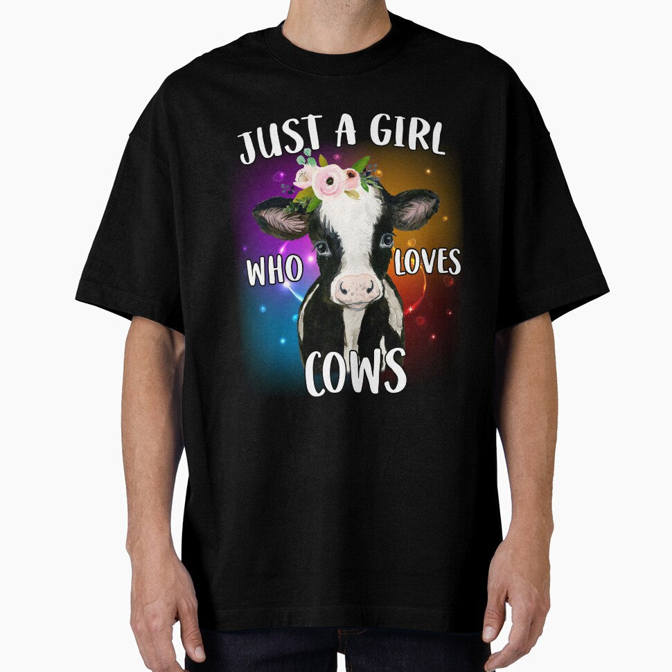 Cow Just A Girl Who Loves Cows Farmer by reginaturner
