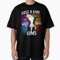 Cow Just A Girl Who Loves Cows Farmer by reginaturner