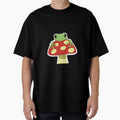 Frog on Mushroom by CammyArts