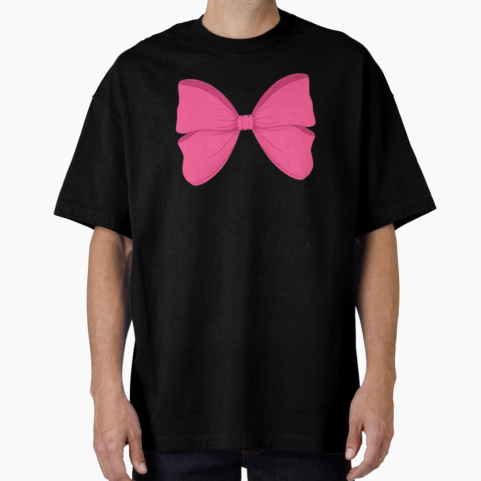 Hot Pink Coquette Bow | Cute Ribbon Aesthetic | Feminine Minimalist Bow Design by Rush2Buy