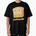 Loaf-ing Life - cute kawaii satisfied piece of bread by RoboRaphael