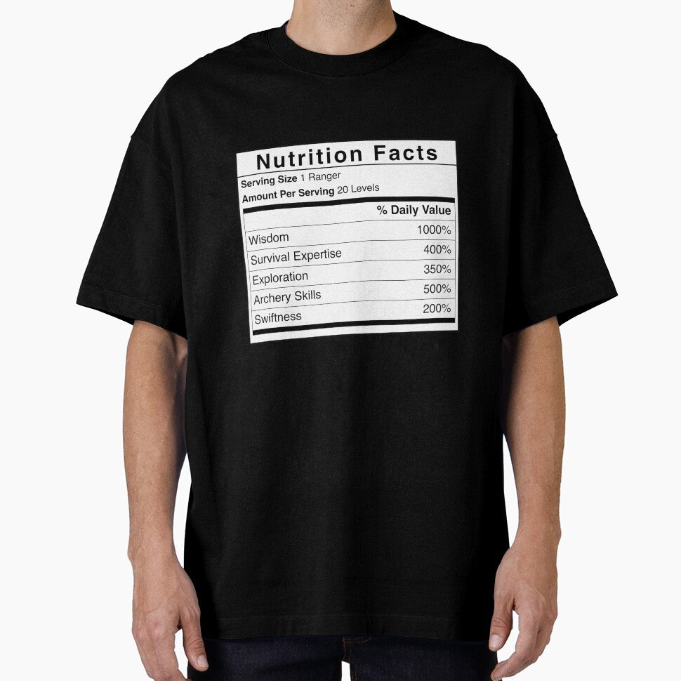 D&D Ranger Nutrition Facts by erincrnkdesign