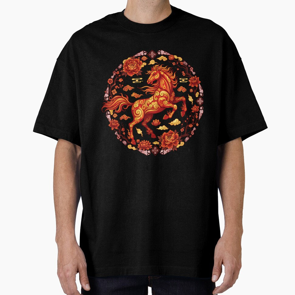 Fire Horse Lunar New Year by Nacho Average Designs