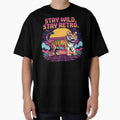 Stay Wild Stay Retro - Neon Pixel Tiger Synthwave by NaturePixel