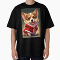 Cute baby corgi wearing santa claus outfit by Victorsju