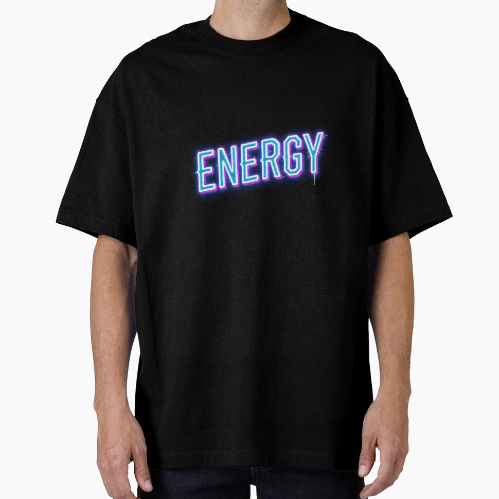 Neon Energy Glow Streetwear Design by YAKA ART  SRI LANKA