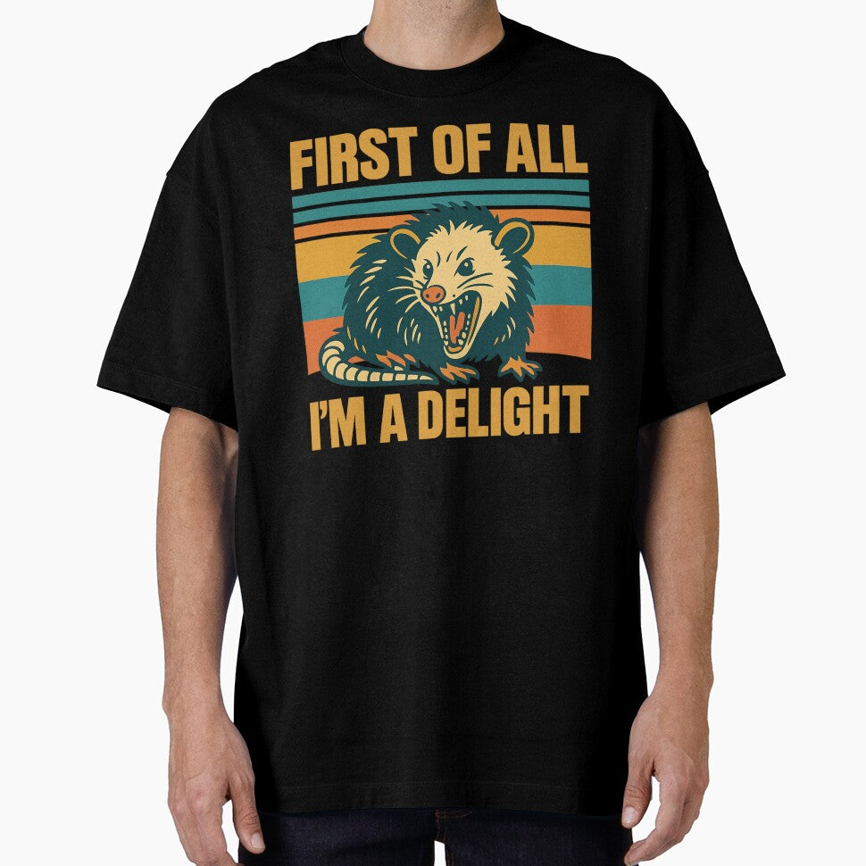 Angry Possum png｜I'm a delight png｜i'm a delight png｜funny opossum png｜first of all png｜possum png｜funny possum png｜opossum png｜feral girl by PixelBlooming