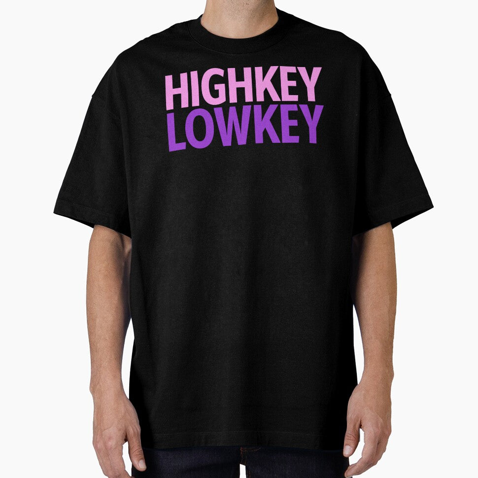 Highkey Lowkey in Pink and Violet by Memes N Lore
