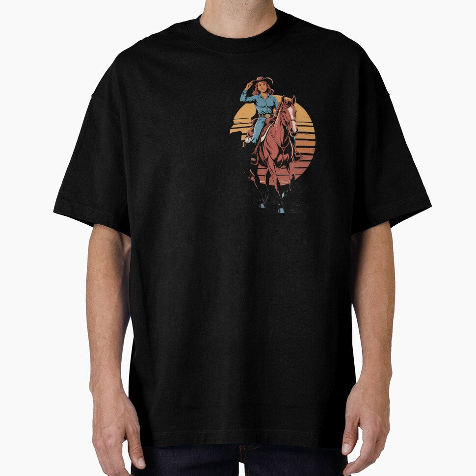 Save a Horse Ride a Cowgirl Vintage Western Funny Saying by Redjakkal