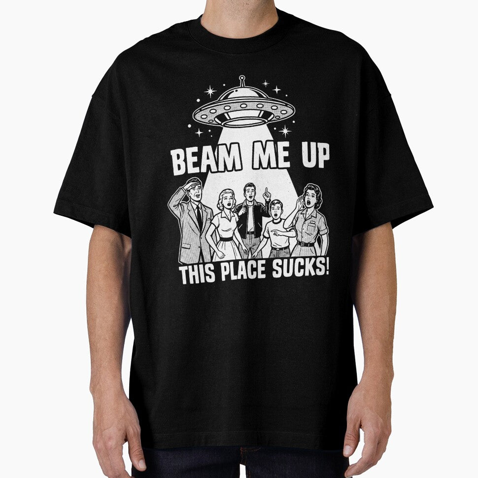 Vintage Beam Me Up Space Abduction Comic by judycuevas1