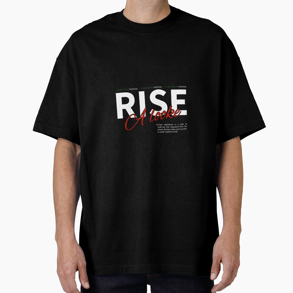 Rise A Look – Urban Streetwear Typography Design by THE RILONA