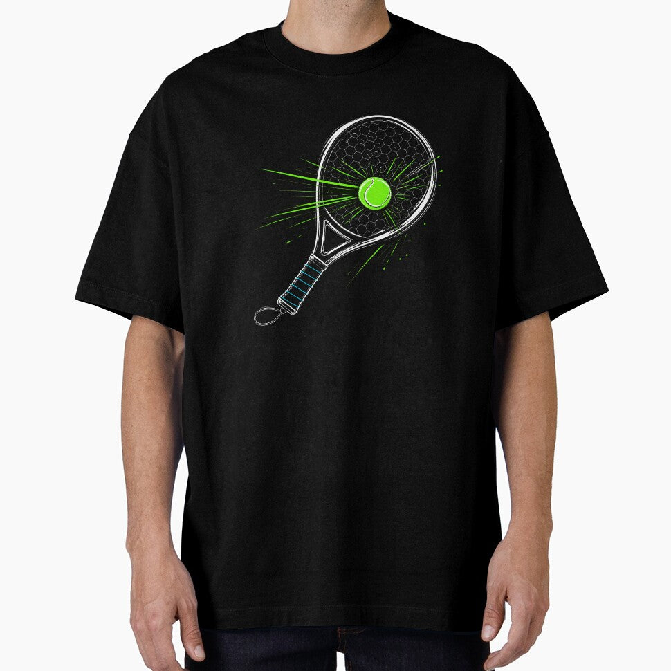 Padel Racket Ball Impact Explosion Graphic by Marel55