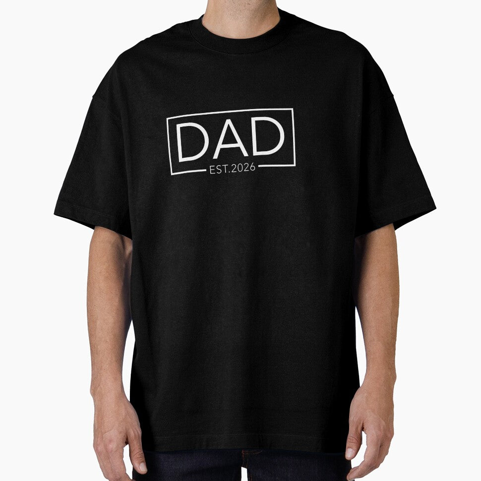 Mens Promoted To Dad Est 2026 Daddy To Be Gifts First Time Dad by GabrielaPeterse
