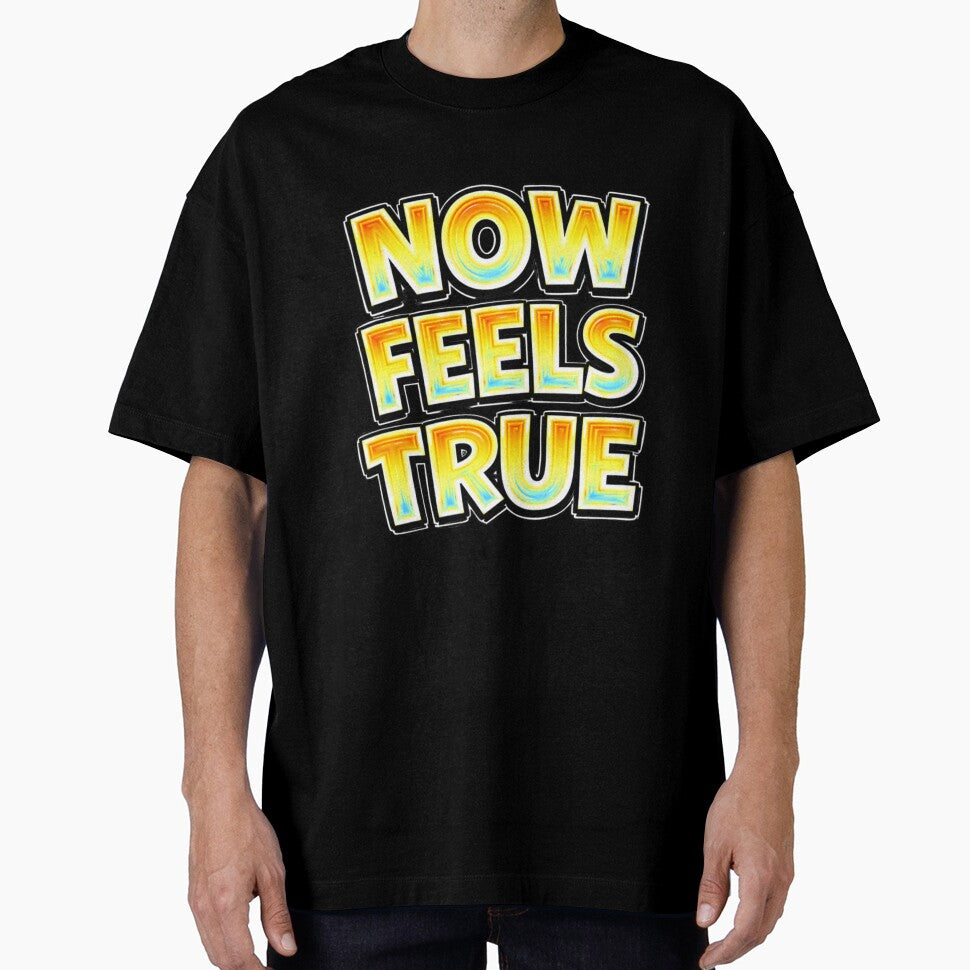 NOW FEELS TRUE – hand drawn childlike typography by Mac Sketches