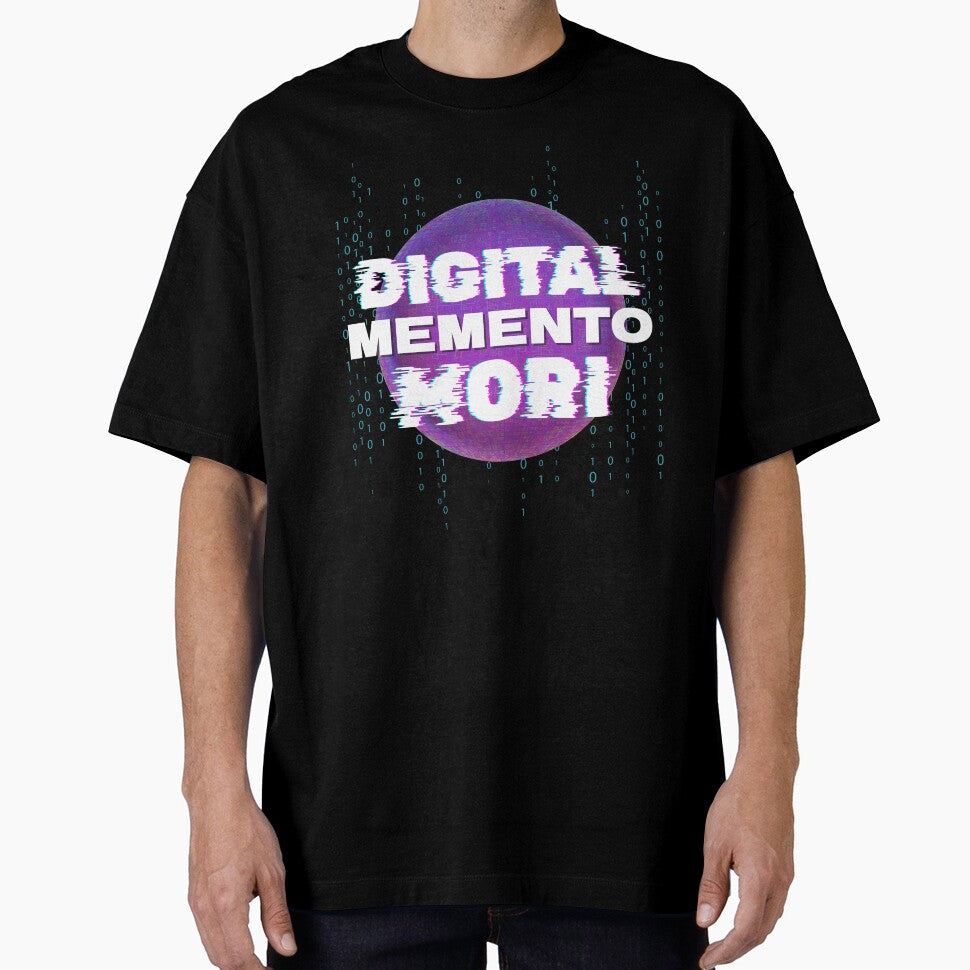 Digital Memento Mori - Glitch Art Tech Graphic by JB-designstudio